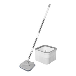 Spin Mop Rectangular With Cleaning And Stain Separation For Wet Dry Floor Cleaning - Product Image 3