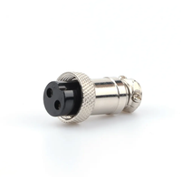 Conector GX16 de Aviación Macho de 2, 3, 4 y 5 Pines, Cable Negro Recubierto para Teclado, Buen Precio
