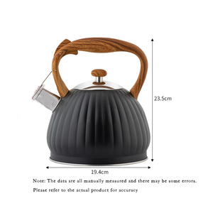 Luce di lusso personalizzabile cucina interna con fischietto in acciaio inox tè caffè bollitore stufa 3.5L Jiangmen - Product Image 2