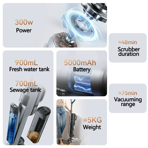 Dreame Smart <b>Floor</b> Scrubber H13 Pro 4-in-1Multi-function Use Wet Dry Vacuum Cleaner Household Hotel Use Dreame H13 Pro Plus Mix - Product Image 6