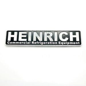 Personnalisé métal aluminium moulin diamant marque de coupe <span class=keywords><strong>plaque</strong></span> de Logo <span class=keywords><strong>brossé</strong></span> brillant fort auto-adhésif ou trous de vis - Product Image 2