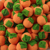 Décorations suspendues faites à la main Simulation exquise de petites fleurs artificielles Persimmons Cacahuètes Pommes Poires Porte-clés