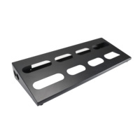Kit de pédalier DIY avec étui souple, sac de transport et gestion des câbles pour montage de panneau d'effets de guitare électrique et basse, idéal pour les performances sur scène