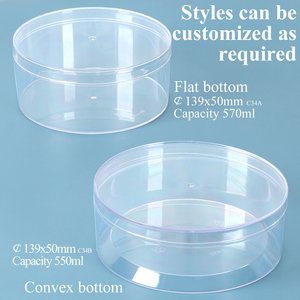 SUNSHING Transparent Round Acrylic Box Empty PS Snacks Sweets Cookie Containers <strong>Chocolate</strong> Jewellery <strong>Rose</strong> Display Case - Product Image 2