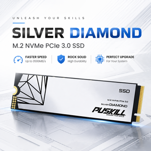 قرص صلب داخلي PUSKILL عالي السرعة PCIe 3.0 X4 NVMe M.<span class=keywords><strong>2</strong></span> 2280 SSD بسرعة تصل إلى 3100 ميجابايت/ثانية بتقنية TLC NAND - Product Image 1