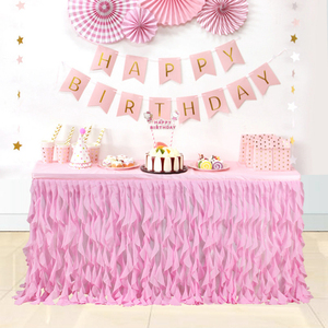 Jupe de table en tutu en tutu pour fêtes d'anniversaire pour adultes - Product Image 1