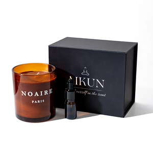 AIKUN Glass Jar Single Wick Aromatherapy Scented <b>Candle</b> Wax <b>Candle</b> Relaxation for Office Home Wholesale - Product Image 3