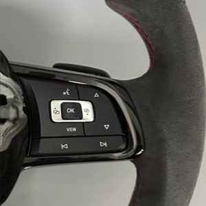 Nuevo Volante de Cuero para Volkswagen VW Polo MK7 Passat Golf 4 5 6 7 8 GTI <span class=keywords><strong>R</strong></span> <span class=keywords><strong>Line</strong></span> MK5 MK6 MK7 MK8 2015 2016 2017 - Product Image 4