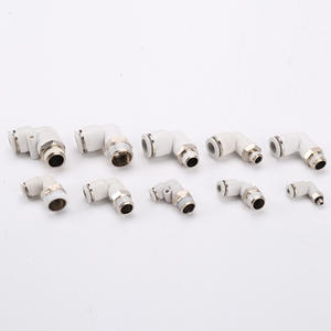 Tuyau flexible en cuivre PL, composant pneumatique à connexion rapide, connecteur en forme de L à angle droit, filetage externe, courbe, circuit d'air - Product Image 2