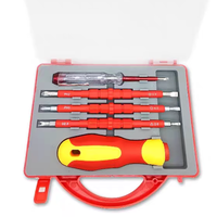 Screwdriver Set for Electricians and Home Repairs, a Multi-functional Tool Kit with Strong Magnetic Tips and High Hardness.