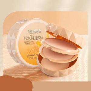 Polvo <span class=keywords><strong>TLM</strong></span> de Maquillaje Duradero, Control de Grasa, Resistente al Agua, Iluminador, No Desmaquilla, Corrector Natural para la Piel - Product Image 4