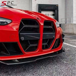 Lèvre avant en fibre de carbone sèche SPC pour BMW <span class=keywords><strong>M3</strong></span> <span class=keywords><strong>M4</strong></span> G80 G81 G82 G83 Aileron inférieur avant en fibre de carbone sèche CFA pour BMW <span class=keywords><strong>M3</strong></span> <span class=keywords><strong>M4</strong></span> 2021 + - Product Image 4