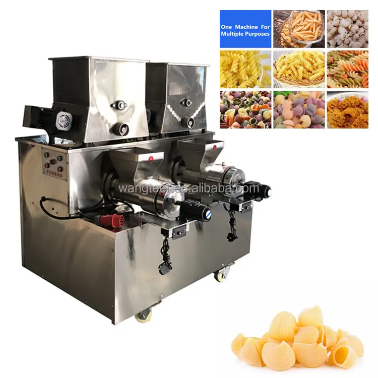 वाणिज्यिक औद्योगिक विद्युत 200/एच मैकरोनी विनिर्माण स्फेटी स्वचालित पास्ता बनाने मशीन