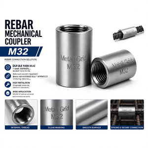 Acoplador Mecánico de Acero M32 Duradero para una Conexión Confiable de Barras de Refuerzo en Proyectos de Construcción e Infraestructura - Product Image 3