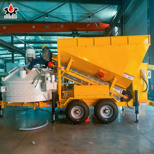 Mini Mobile Beton mischa nlage Kosten günstige Produktions linie für die Massen-und Zuschlags toff versorgung - Product Image 1