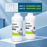 Composé de scellement PU transparent bicomposant, isolation électrique flexible pour circuits imprimés et capteurs électroniques CC4002