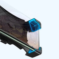Support de téléphone portable universel pour vélo à 4 griffes réglable à 360° °   Support de téléphone rotatif et flexible pour scooter et moto