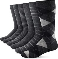 Chaussettes habillées et bonneterie pour hommes Personnalisé Classic Business Crew Happy Design Colored Casual Cosy Sock Logo personnalisé Crew for Men