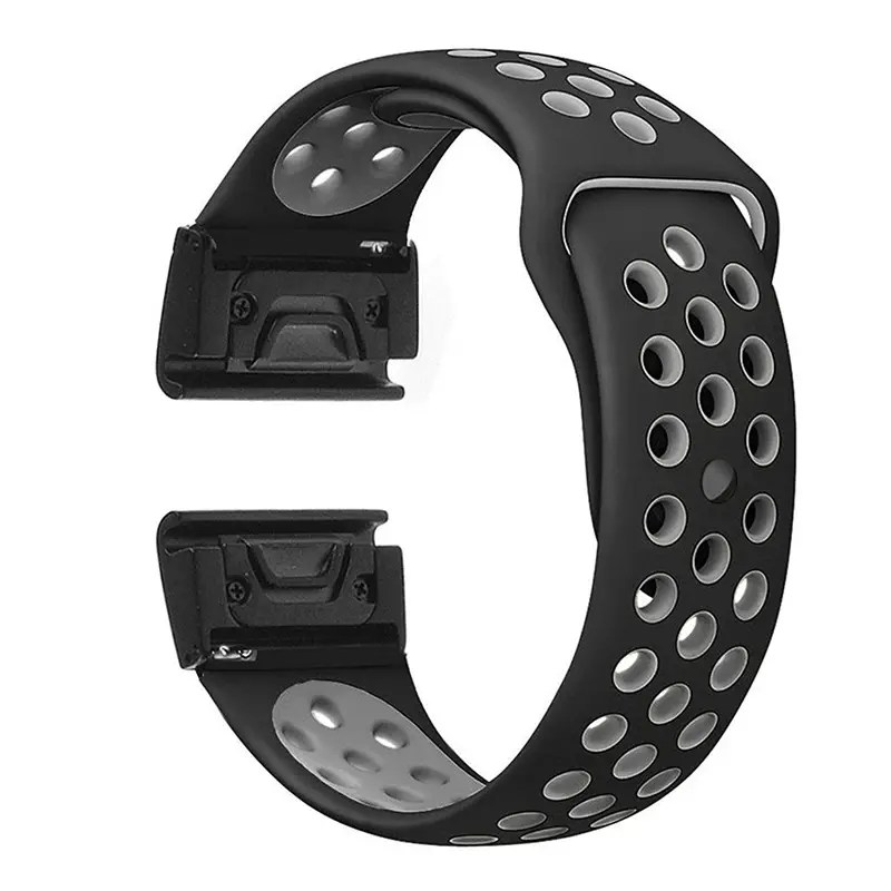 Cinturino per orologio all'ingrosso di prodotti caldi in Silicone 22 26mm cinturino di regolazione rapida facile per cinturini per orologi Garmin Fenix 5X