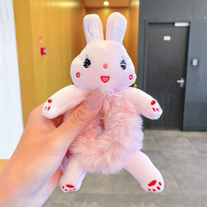 Divertidos Accesorios para el Cabello <span class=keywords><strong>de</strong></span> Peluche con Diseño <span class=keywords><strong>de</strong></span> Animales <span class=keywords><strong>de</strong></span> Dibujos Animados, Coleteros Elásticos <span class=keywords><strong>de</strong></span> Felpa <span class=keywords><strong>de</strong></span> Invierno con Forma <span class=keywords><strong>de</strong></span> Panda, Rana, Conejo y <span class=keywords><strong>Vaca</strong></span> - Product Image 6