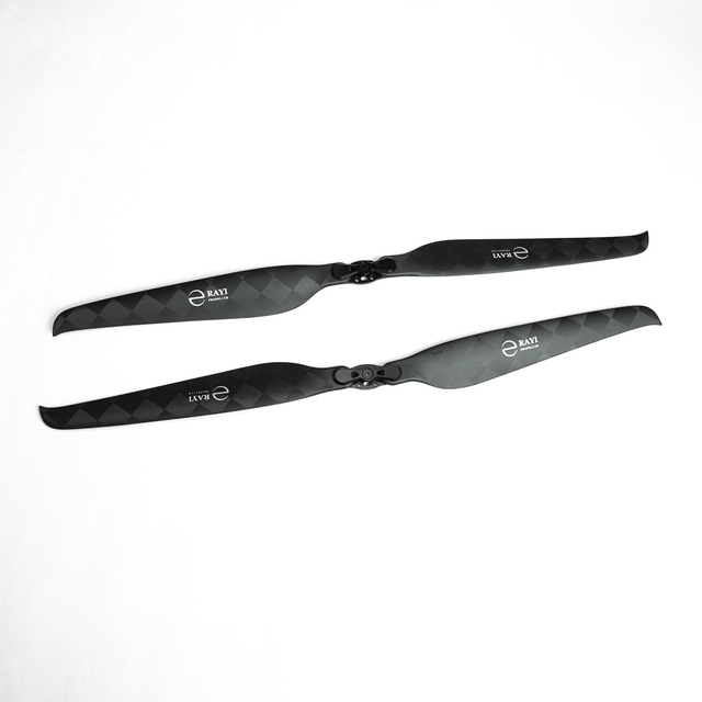 42*14 High Efficiency Folding Propeller 42 Inch Press Mould 2 Blades CW CCW RAYI Carbon Propeller for Drone UAV Manned Aircraft