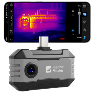 P1 fotocamera termica 320*240 xrac ir risoluzione 600 ℃ gamma ad alta temperatura per <span class=keywords><strong>iPhone</strong></span> e Android telefono <span class=keywords><strong>termocamera</strong></span> Hvac Thermal Master - Product Image 1