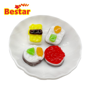 Caramelo de goma en forma de Sushi, dulce de fruta, dulce, Comida Japonesa, <span class=keywords><strong>4</strong></span> en 1, surtido de dulces - Product Image 1