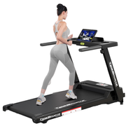 Caminadora Portátil para Uso Doméstico, Máquina para Correr con Motor, Equipo de Gimnasio Comercial, Pantalla LED Eléctrica
