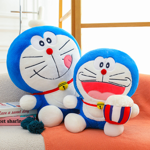 Peluche Gatto Dingdang dei Cartoni Animati, Simpatico Doraemon, Bambola per Bambini, Grande Pupazzo Blu Grasso, Regalo per Compagnia dei Bambini - Product Image 1