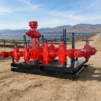 Dispositif de raccordement à bride sur mesure, robuste et résistant à l'usure, à grand diamètre, pour collecteur de régulation de production pétrolière