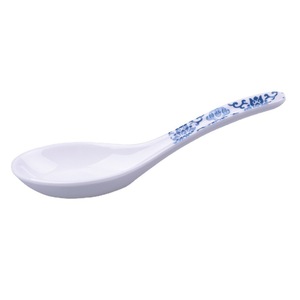 Blue And White Porcelain Spoon Lightweight Dinner Spoon For Home And Restaurant Use - Product Image 1
