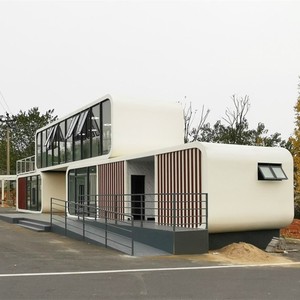 Casa prefabbricata arredata/capsula per ufficio capsula spaziale/contenitore per case modulari mobili - Product Image 2
