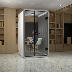 Cabina de estudio de espacio de trabajo Modular móvil, sala de teléfono acústico, cabina de reunión insonorizada para oficina, casa, centro comercial prefabricado, edificio de oficinas - Product Image 2