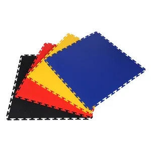 Modular Portable Anti Slip Workshop Office Flooring Luxury Vinyl Plastic Interlocking PVC Floor Tiles