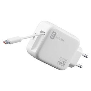 Caricabatterie USB <b>Type</b>-<b>C</b> RETRACTABLE 65W GaN White ACHROLLUSBCGAN65WW - Product Image 6