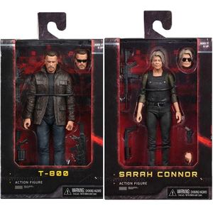 Figura de PVC Hecha a Mano de Arnold Schwarzenegger como T-800, del Film Terminator 2019: Dark Fate, Sara Conner, NECA, Nueva Condición - Product Image 1