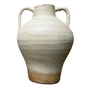 Vaso da Terra a Forma di <span class=keywords><strong>Anfora</strong></span> per Fiori, Grande Vaso in Fibra di Vetro Stile Antico, Urne dal Design Retrò per Hotel/Arredamento Casa - Product Image 4