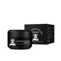 Soins de la peau végétaliens naturels pour le suif de boeuf Crème hydratante pour hommes anti-âge pour le visage