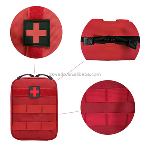 Laser Gesneden Tactisch Ifak Zakje Lege EHBO Tas Buitenshuis Noodtrauma Kit Zakje Molle Multifunctionele Medische Em T Zak Rood - Product Image 3