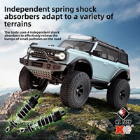 WLtoys 184023 Voiture de montagne électrique 4x4 à l'échelle 1/18 avec boîte de vitesses mécanique, GPS et commutation métallique entre les vitesses basse et haute, 4 roues motrices, pour la route