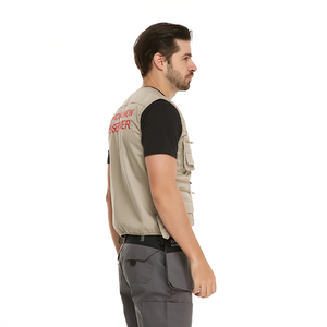 Maßgefertigte Multitaschen-Arbeitsweste |   Taktische Outdoor-Cargoweste für Angeln, Jagd, Archäologie & Arbeitskleidung - Product Image 2