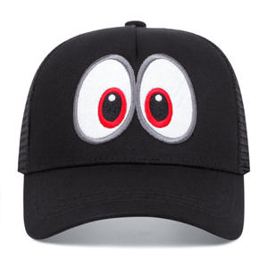 Casquette de baseball en acrylique à 6 panneaux avec broderie 3D <span class=keywords><strong>Mario</strong></span> Cartoon, en tissu mesh respirant, design bec de canard, protection solaire, unisexe - Product Image 2