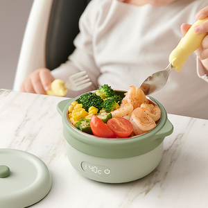 ชามอุ่นอาหารแบบพกพารุ่นใหม่สำหรับเด็กหัวปลั๊ก USB แบบแยกที่ถอดออกได้สำหรับทำความสะอาดง่ายดีไซน์ชามอิสระ - Product Image 6