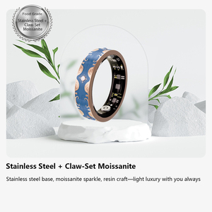 Anillo Inteligente NFC para Parejas, Monitor de Oxígeno en Sangre, Frecuencia Cardíaca, Temperatura, Sueño y Actividad Física, Resistente al Agua, Compatible con Android e iOS 2025 - Product Image 3
