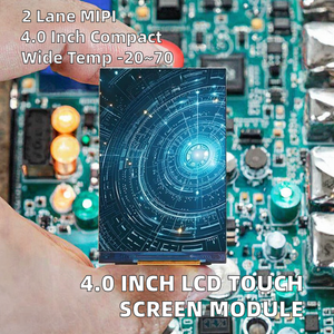 4.0 Inch 25 Pins TFT LCD Touch Screen Module with 2 LANE MIPI Interface ST7701S Driver IC 480x800 Resolution LX Brand - Product Image 2