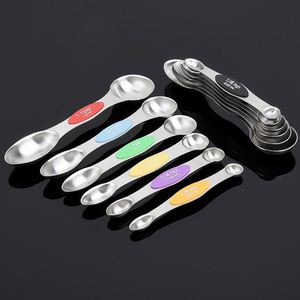 Stainless Steel 6Pcs Cups and Spoons Set Baking <b>Measuring</b> Spoon - Product Image 1