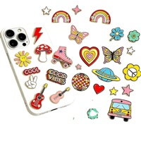 Épingles en métal personnalisées, badges en émail, autocollants personnalisés, impression de logo coloré, autocollant adhésif pour coque de téléphone portable