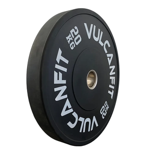 Plaques de poids de pare-chocs Paire de disques de levage de train de gymnastique en <span class=keywords><strong>caoutchouc</strong></span> noir <span class=keywords><strong>KG</strong></span> et LB - Product Image 1