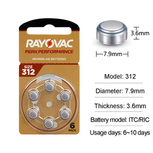 Piles <span class=keywords><strong>Rayovac</strong></span>, les plus vendues au monde, 1,45 V avec 4 canaux, 60 piles/boîte - Product Image 3