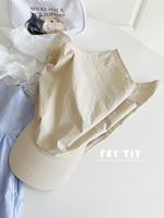 Casquettes d'été à séchage rapide pour femmes coréennes avec sangle en bec de canard pour la protection solaire Style minoritaire